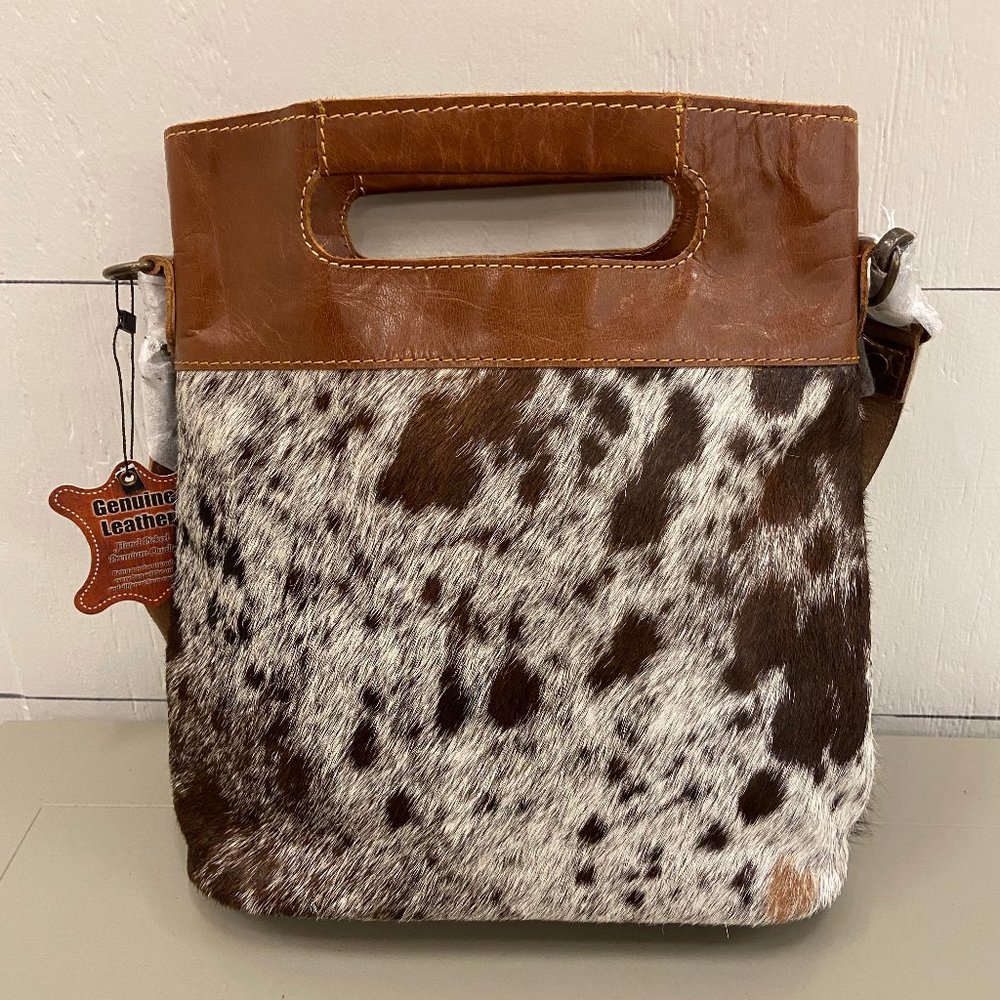 NWT, Cowhide Bucket Tote